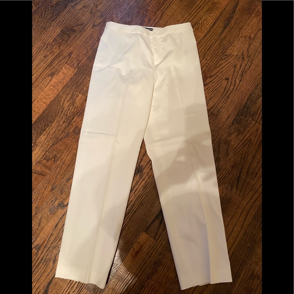 Linda Allard by Ellen Tracy white dress pants